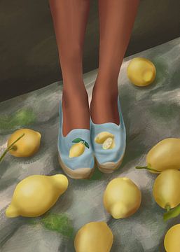 Lemon Steps by City Art