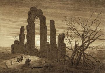 Hiver - Nuit - Vieillesse et mort, Caspar David Friedrich - 1803