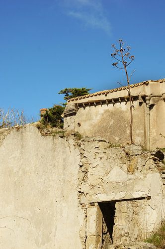 Verlaten boerderij op Sicilië