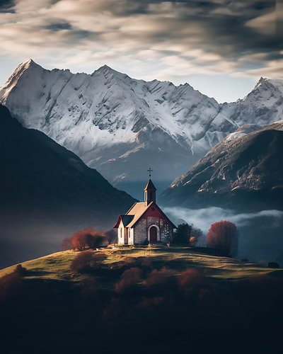 Kapelle in den Bergen