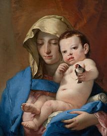 Giovanni Battista Tiepolo – Madonna of the Goldfinch (c. 1767–1770)