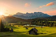 Bergmeer in de Beierse Alpen van Dieter Meyrl thumbnail