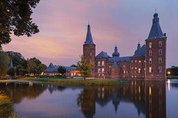 Sonnenuntergang auf Schloss Hoensbroek
