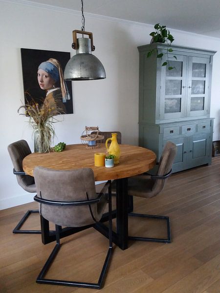 Customer photo: Girl with a Pearl Earring - Vermeer painting, on canvas