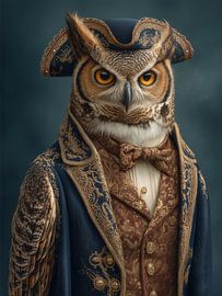 Der Eulenkommodore - Nächtlicher Admiral in maritimer Pracht von MArt