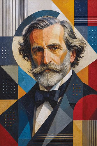 Giuseppe Verdi schilderij.