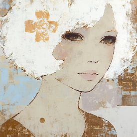 Vrouwenportret | Urban Serenity van De Mooiste Kunst