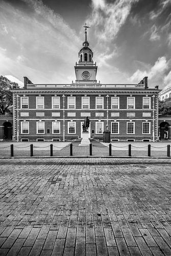 Independence Hall Philadelphia - Monochroom