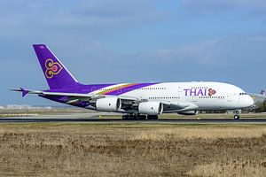 Take-off Thai Airways International Airbus A380-800. van Jaap van den Berg
