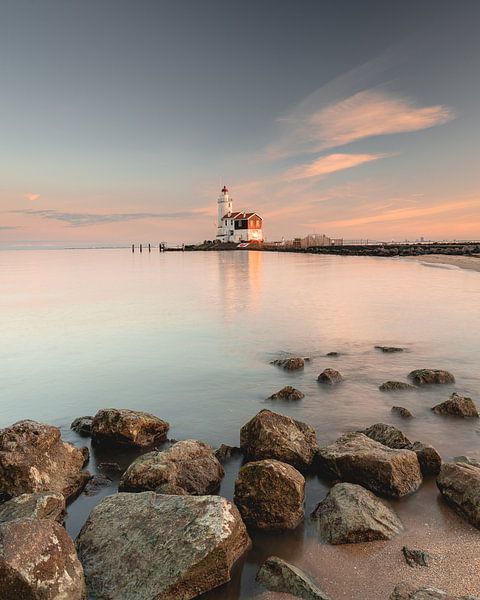 sunset Lighthouse by Sonny Vermeer