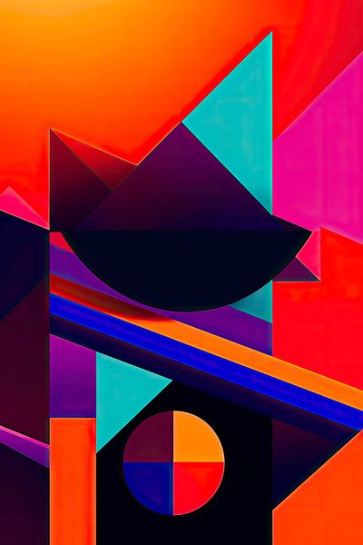 Abstract bouwwerk van Christian Ovís