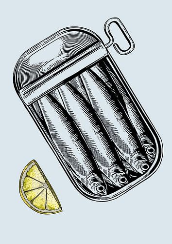 Sardines with lemon
