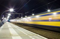 Un train en mouvement