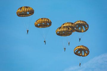 Parachutisten op de Ginkelse Heide van Arjan Vrieze
