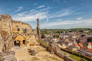 Panorama van Valkenburg vanaf De Burcht van John Kreukniet