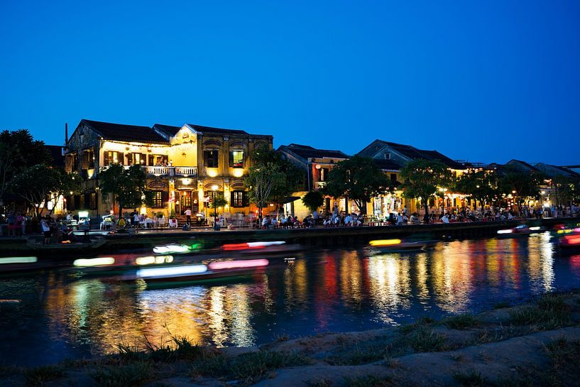 Night scene in Hoi An, Vietnam by Frank Photos