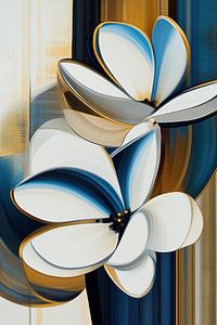 Moderne abstrakte Blume