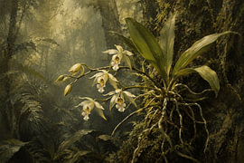 Wild Orchid in the Rainforest I Flower I Indonesia by Vínculae