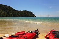 Kajakken in Abel Tasman Nationaal Park / Nieuw-Zeeland van Shot it fotografie thumbnail