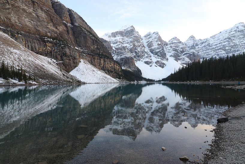 Lake Moraine Canada by eddy Peelman