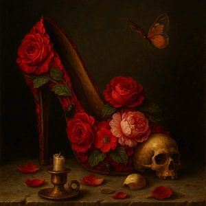 Stillleben Der Vanitasabsatz