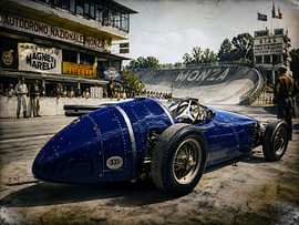 MASERATI 250F MONZA TRACK van David BILIEN