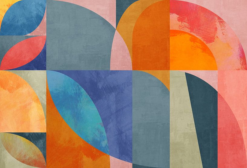 Half circles by Angel Estevez