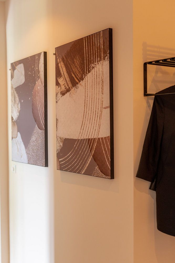 Abstract Chique Gold (Gezien op tv bij de Grote Huisverbouwing 2024) van Moonheart Artworks