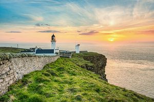 Sunset at Dunnet Head van Michael Valjak