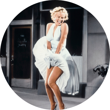Marilyn Monroe in The Seven Year Itch van Bridgeman Images
