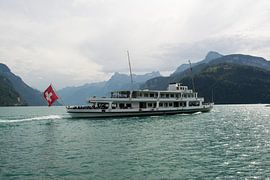 Swiss Serenity on Lake Lucerne by Fabian Kleiser