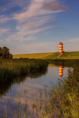 De vuurtoren van Pilsum Duitsland