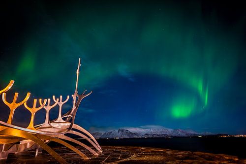 Noorderlicht northern ligths, iceland aurora borealis poollicht