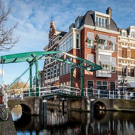Kerkbrug aan de Oude Rijn by René Rollema