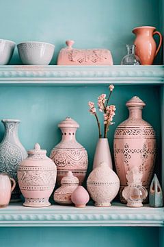 Pastel Moroccan Still Life von Treechild