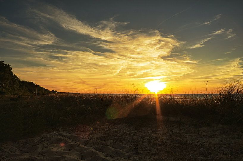 On the sandy beach of the Baltic Sea coast by Martin Köbsch