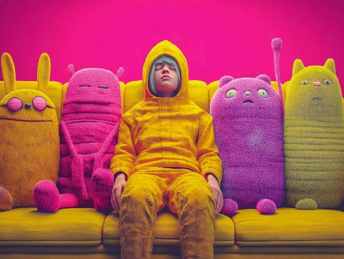 Un rêve rose en peluche