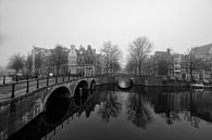 Neblig Amsterdam von Peter Bartelings Miniaturansicht