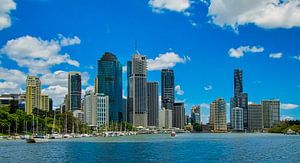 Skyline von Brisbane, Australien von Rietje Bulthuis