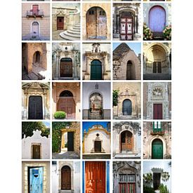 Collage aus Türen Teil 2 von Nicolette Vermeulen