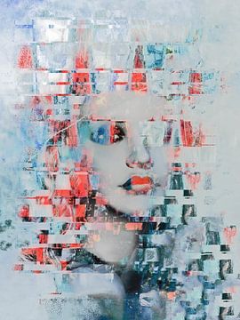 The beauty and the abstract art van Gabi Hampe