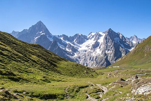 Uitzicht tijdens de Tour du Mont Blanc