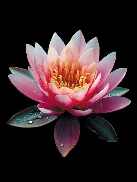 Waterlelie van Ellen Novara-da Lima