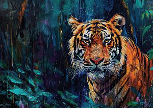 Malerei Tiger Art