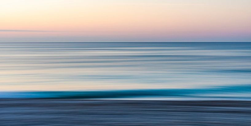 FOTOGRAFIE Panorama strand en zee vervaagd - ICM-Fotografie van Werner Dieterich