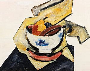 Stillleben mit weißer Schale (1917) von Marsden Hartley