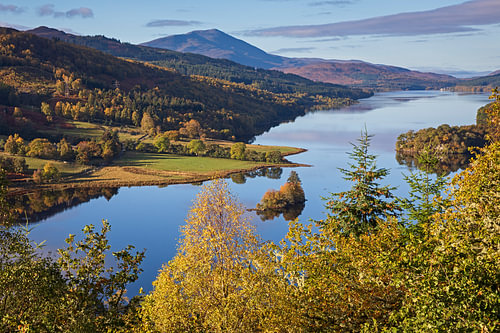 Queen’'s View; Loch Tummel; Schiehallion mountain;, Highland, Perth