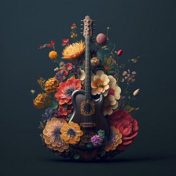 Flower Gitar by Digi@rt