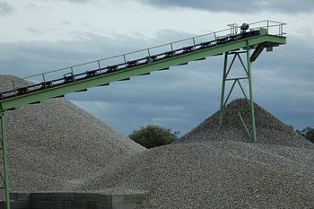 Opstapeling van Grind