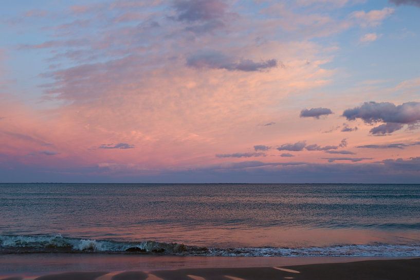 Sunset in Guardamar Del Segura by Johannes Truyen